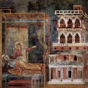 GIOTTO di Bondone Dream of the Palace oil